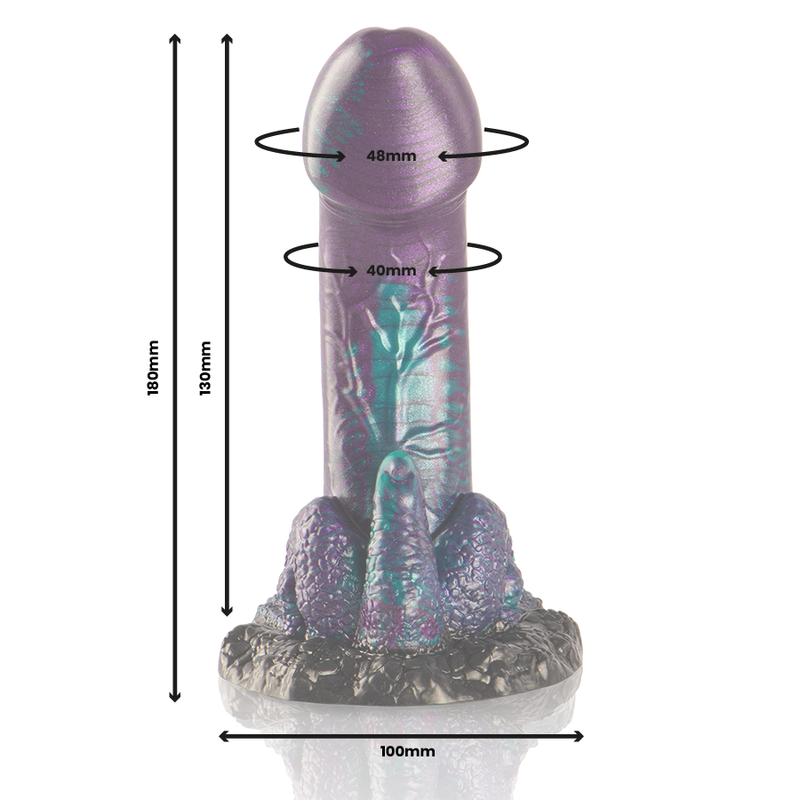 Basilisk Silicone Dildo – Small 18.0 cm × 4.8 cm – EPIC