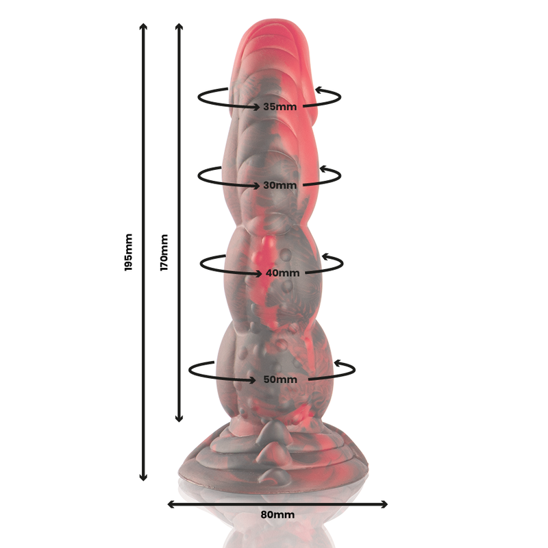 Ares Silicone Dildo – Fighting Passion | 19.5 cm x Ø 5.0 cm | EPIC CYBERSILICOCK