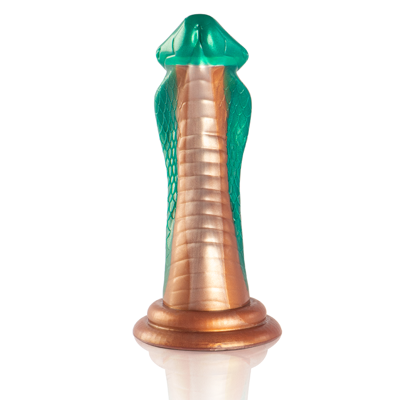 PYTHON Cobra Green Silicone Dildo 20.5 cm
