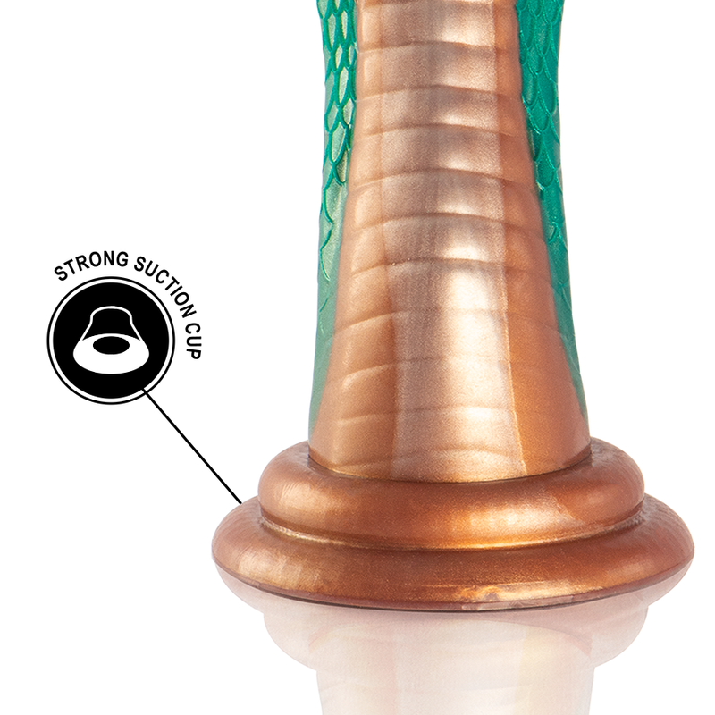 PYTHON Cobra Green Silicone Dildo 20.5 cm