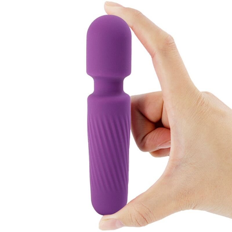Your Magic Mini Wand Massager - Rechargeable - 10 Modes - Purple - Armony