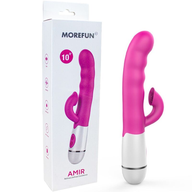 Armony Amir Multifunction Vibrator with Stimulating Tongue | 16 Speeds | Pink