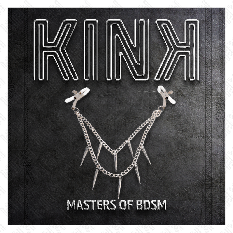 Nipple Clamps with Spikes & Chain 30 cm – KINK