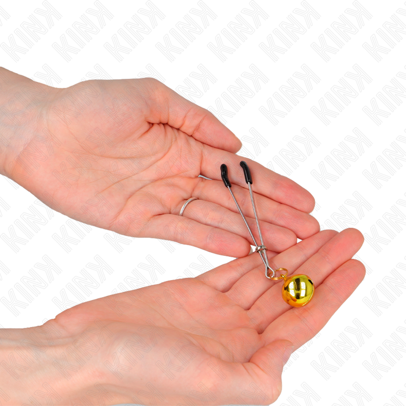 Thin Bell Nipple Clamps Gold 7 cm – KINK