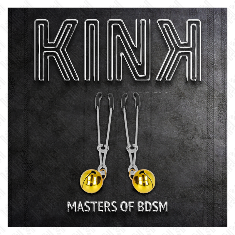 Thin Bell Nipple Clamps Gold 7 cm – KINK