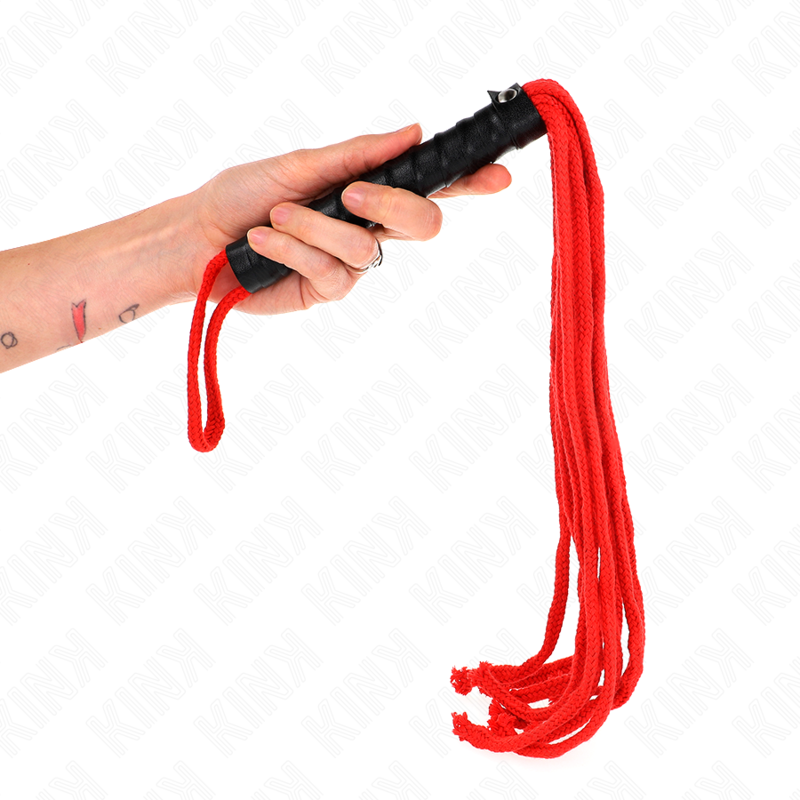 Red Rope Whip 56 cm – KINK