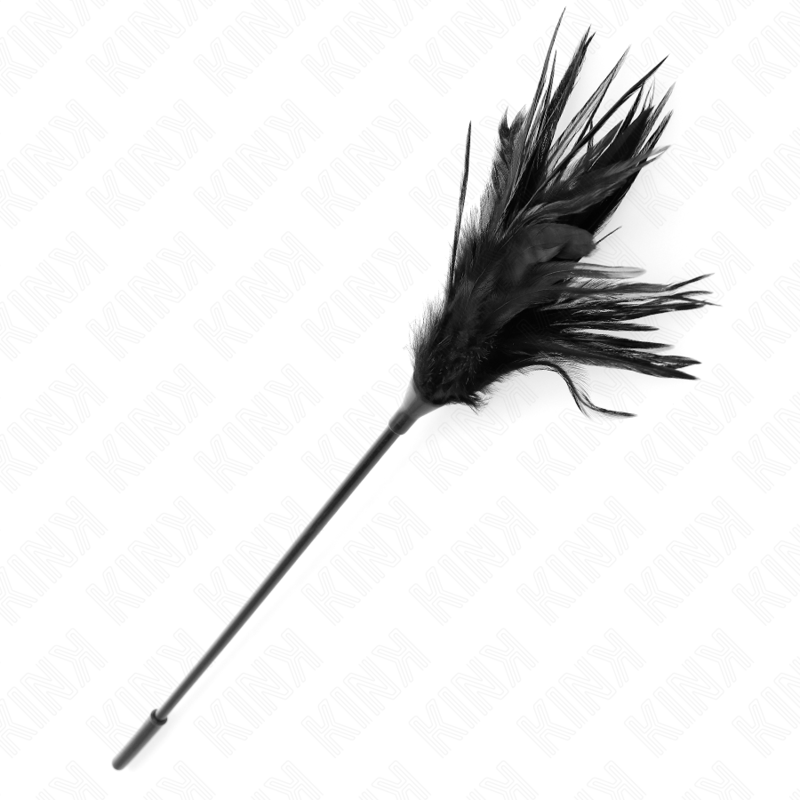 Multiple Black Tickle Feathers 45 cm – KINK