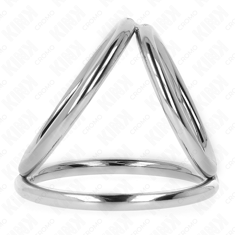 Triple Chrome Metal Penis Ring Set 3.8 – 5 cm, Model 2 – KINK