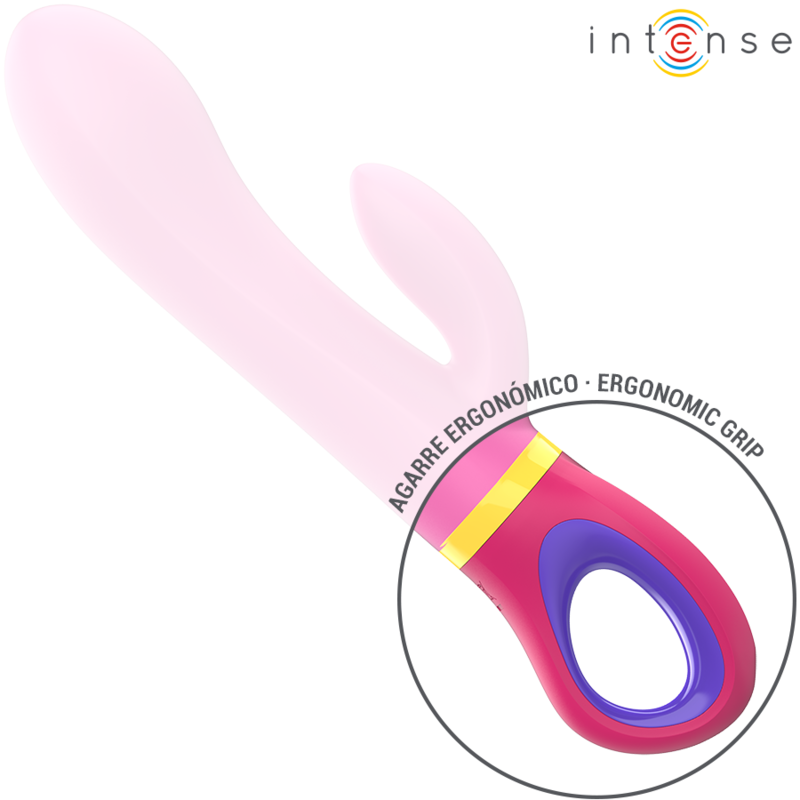 Daphne Silicone Rabbit Vibrator Pink – INTENSE