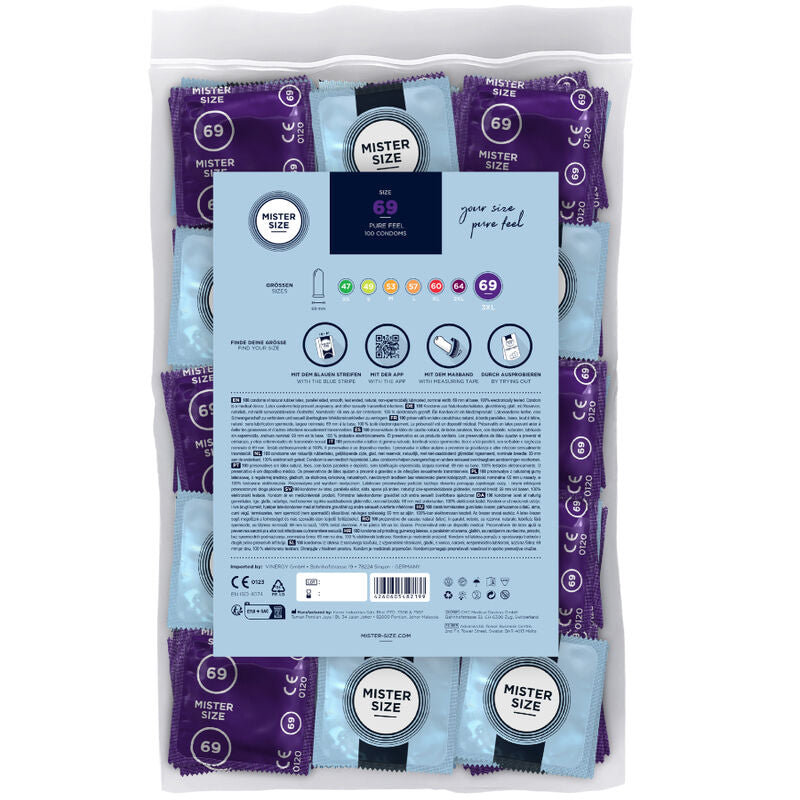 MISTER SIZE Condoms XXXL 69 mm – 100 Units