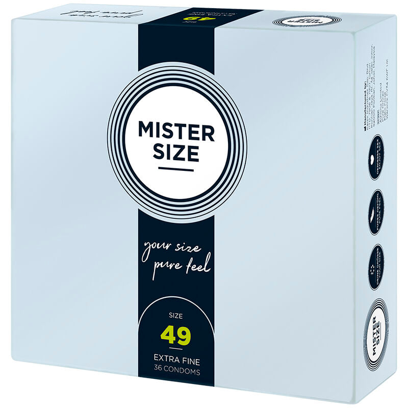 MISTER SIZE Condom Size S – 49 mm – 36 units