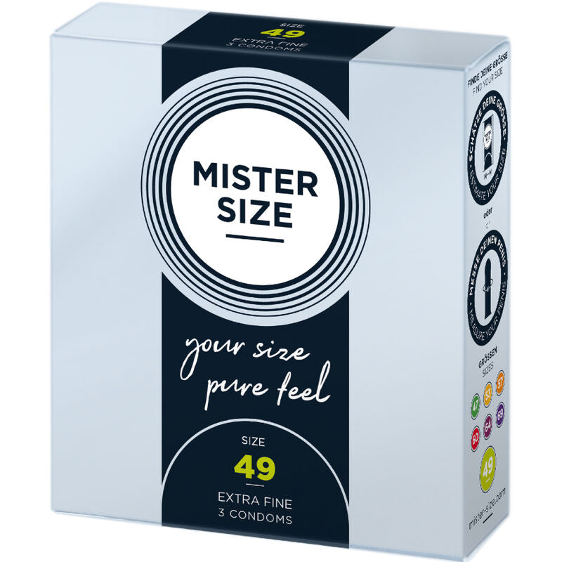 MISTER SIZE Condom Size S 49 mm – 3 Units
