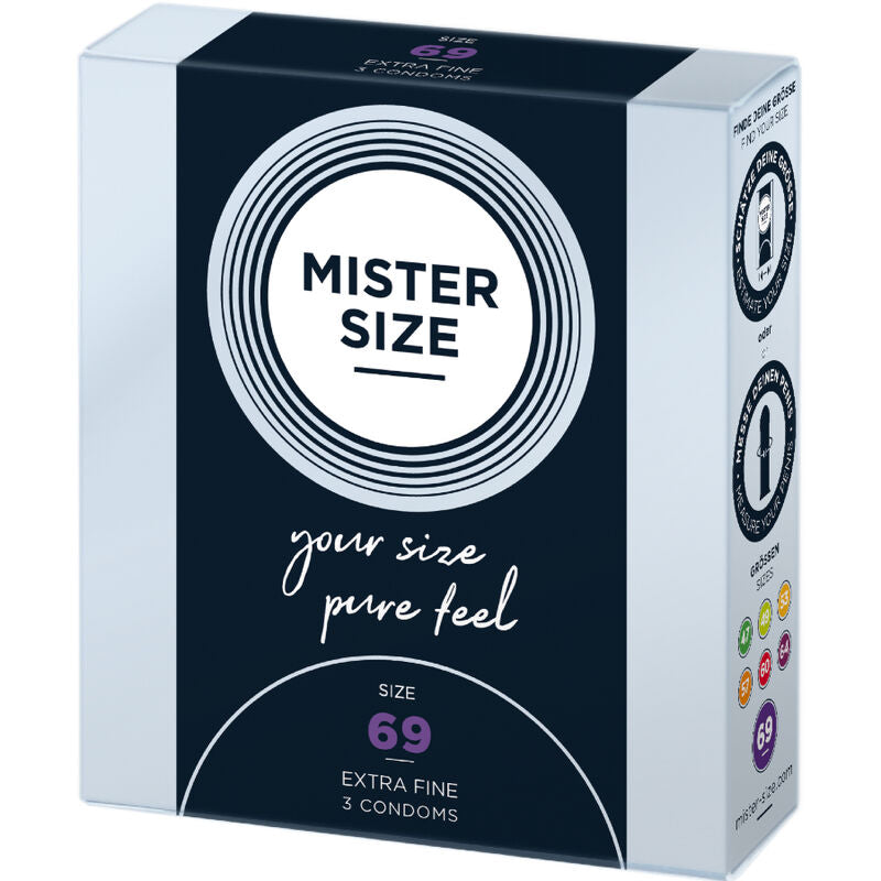 Condoms Size XXXL 69 mm – 3 Units – MISTER SIZE