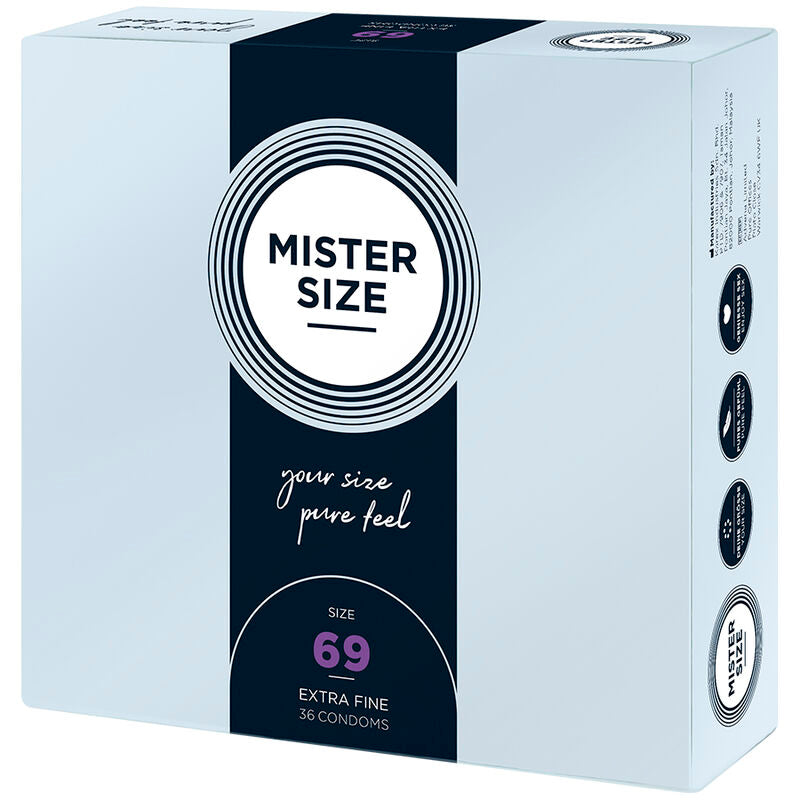 MISTER SIZE Condoms Size XXXL 69 mm – 36 Units