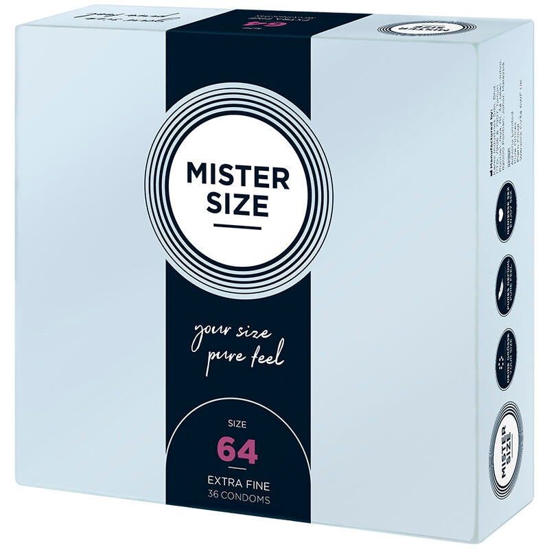 MISTER SIZE XXL 64 mm Condoms – 36 units