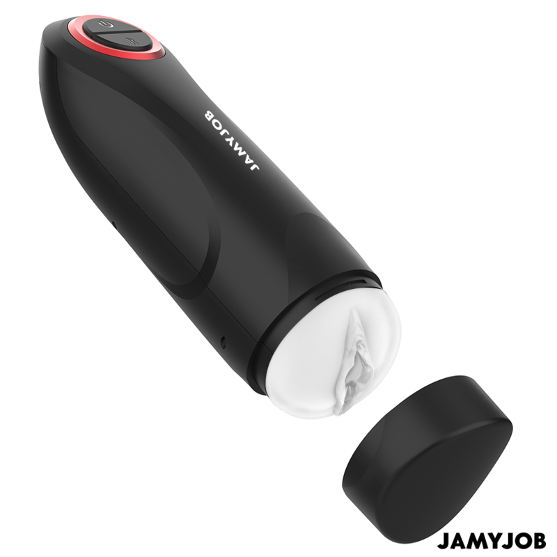 Jamyjob Gravity – Automatic Thrusting Masturbator with Sound | Black/Red