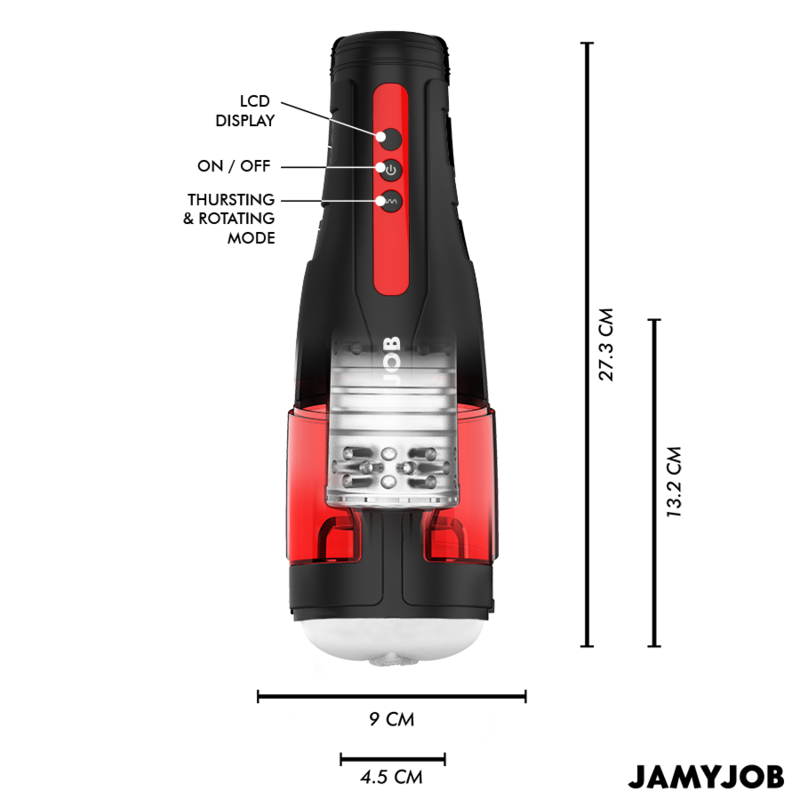 Cyclone Automatic Thrusting & Rotating Stroker | 10×10 Modes | JAMYJOB