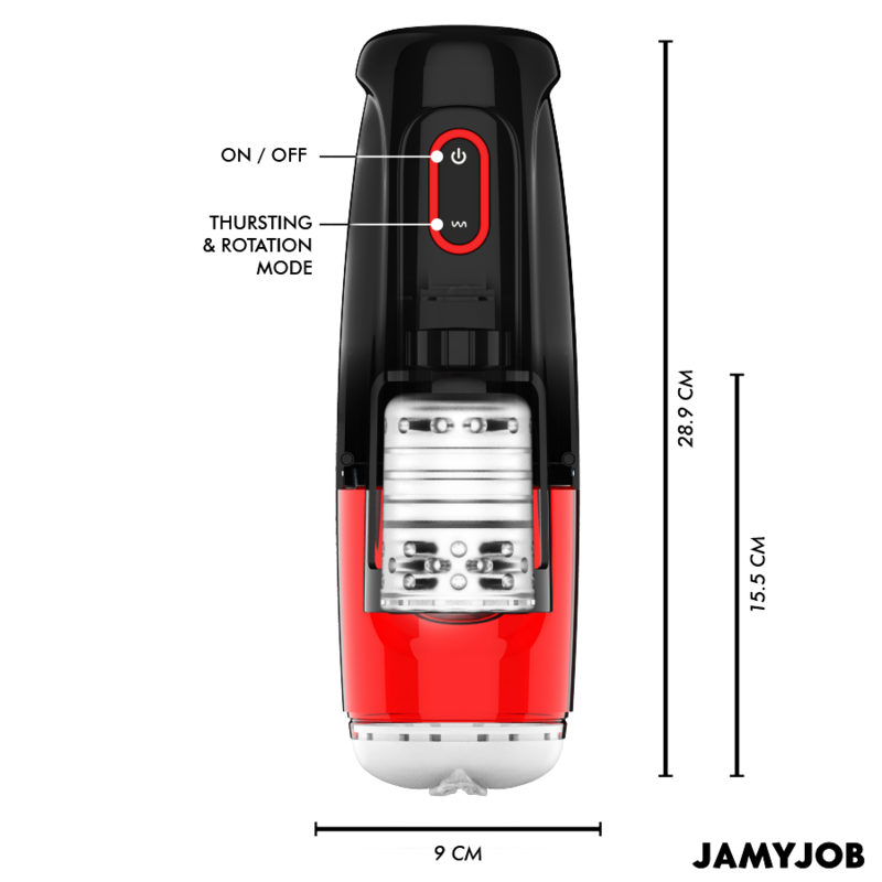 Storm Automatic Thrusting & Rotating Stroker | 10×10 Modes | JAMYJOB