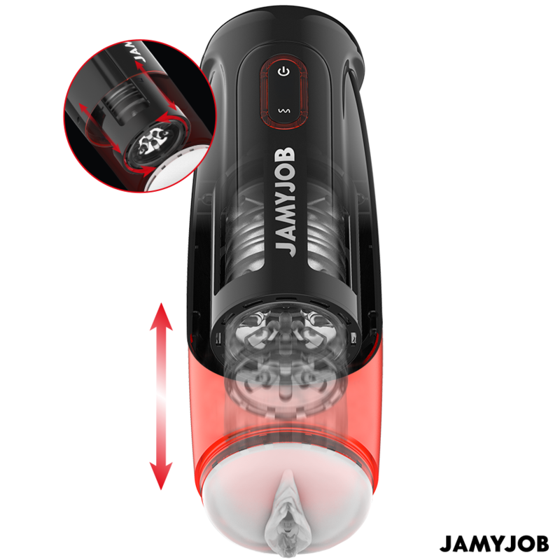 Storm Automatic Thrusting & Rotating Stroker | 10×10 Modes | JAMYJOB
