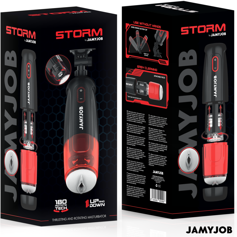 Storm Automatic Thrusting & Rotating Stroker | 10×10 Modes | JAMYJOB
