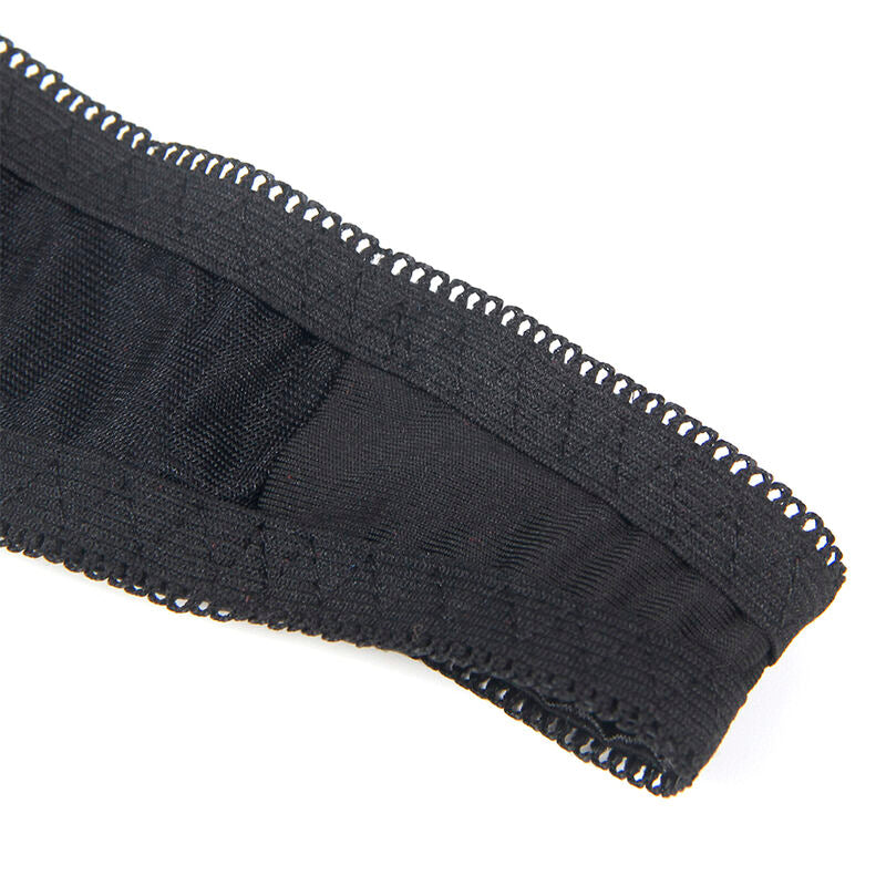 SUBBLIME - 955199 BRA SET WITH ADJUSTABLE BLACK BOW S/M