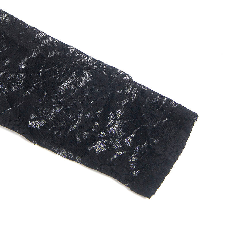 SUBBLIME - 955601 LONG SLEEVED DRESS WITH BLACK LACE L/XL