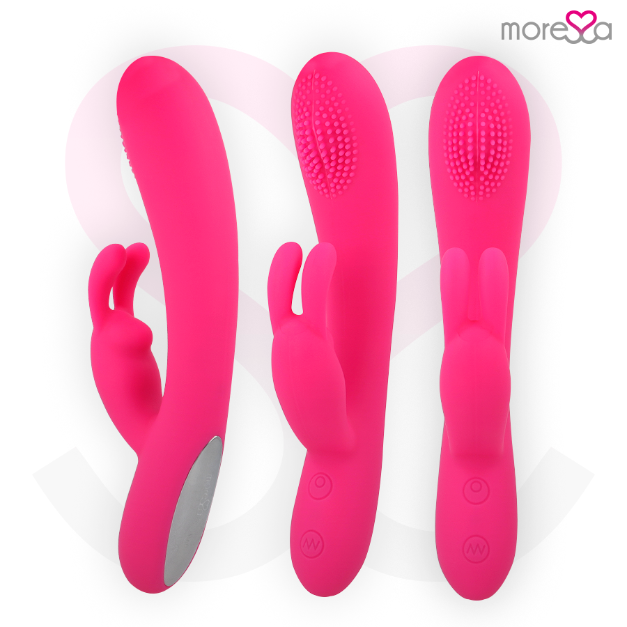 Gino Premium Silicone Rechargeable Vibrator – 19 cm – MORESSA