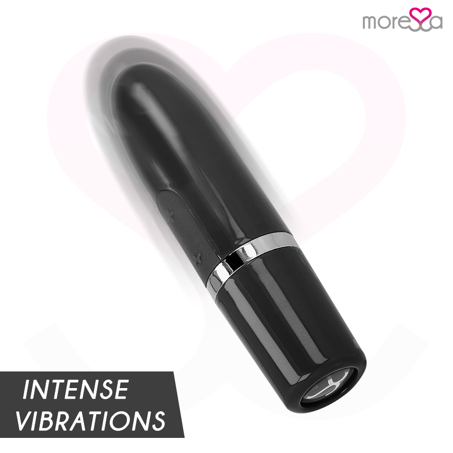 IVY Travel Lipstick Vibrator Black - 9.0 cm x 2.2 cm - Moressa