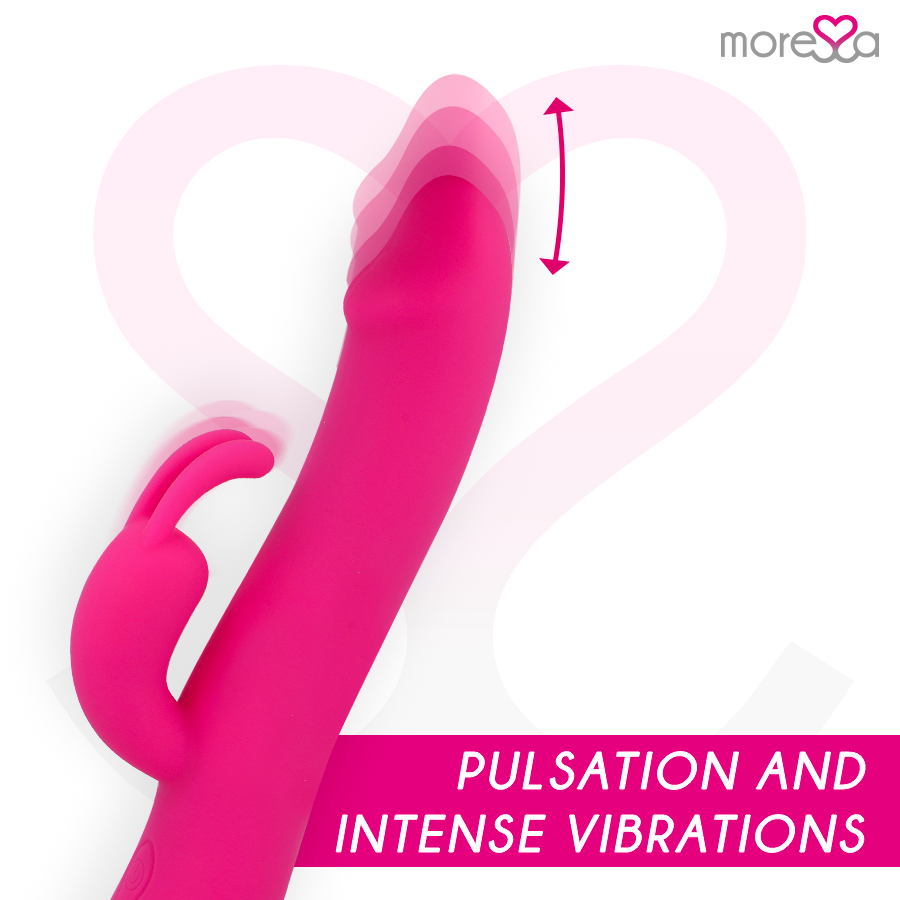 Molly Premium Silicone Rabbit Vibrator | 20.5 cm x 3.5 cm | MORESSA