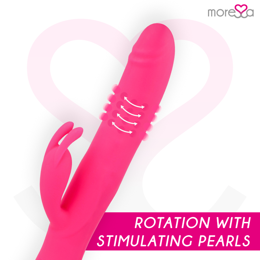 Rabbit Vibrator with Rotation | 28 cm x 3.5 cm | Moressa Somer