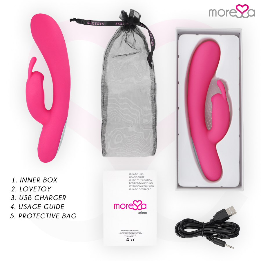 Telmo – Rabbit Vibrator with clitoral and G-spot stimulation