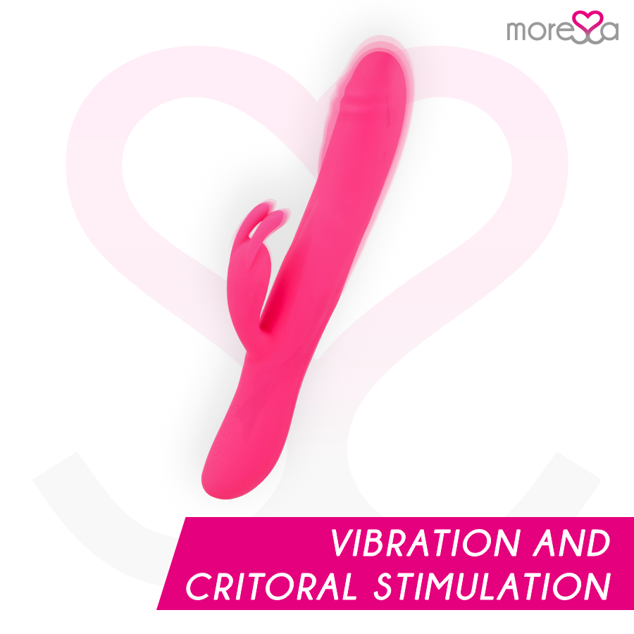 Warren Rolling Rabbit – Rechargeable Silicone Vibrator – 25.5 cm – MORESSA