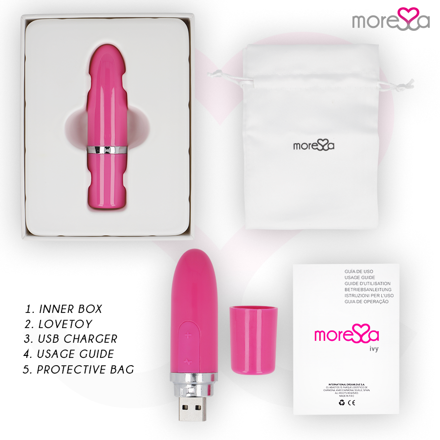 Lipstick Travel Vibrator 9.0 cm x 2.2 cm – Ivy Pink – MORESSA