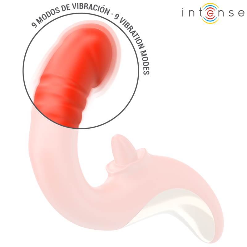 U-Shaped Couples Vibrator Red, Dual Motors, Waterproof – INTENSE  Paulina