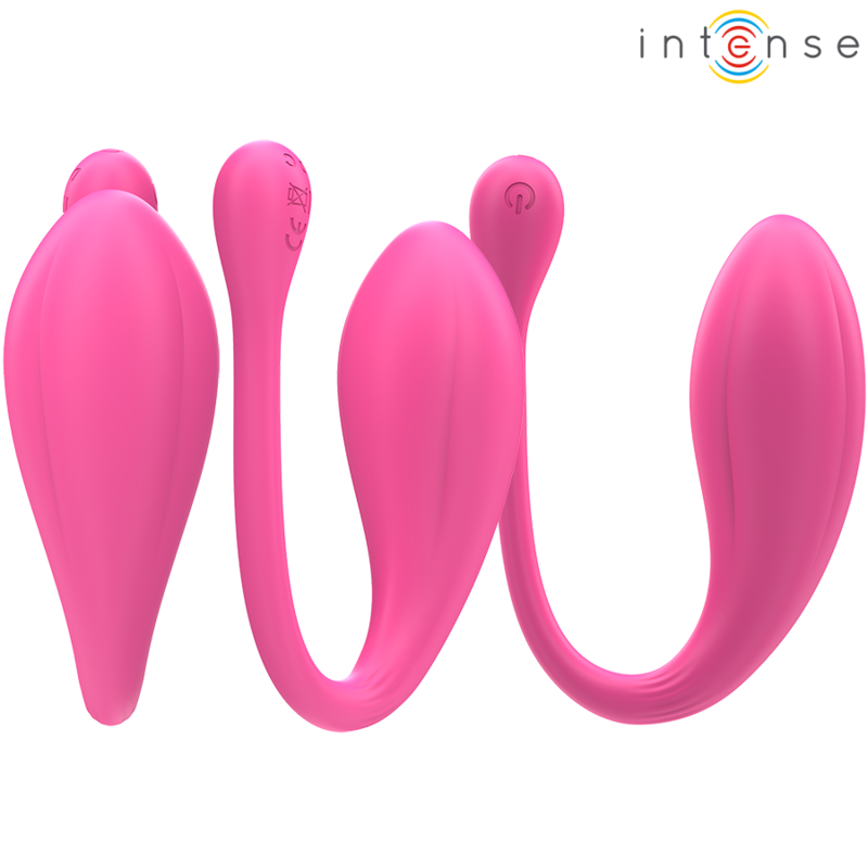 Janice – U-Shaped Dual-Stimulation Vibrator Pink | 10 Modes | Remote - INTENSE