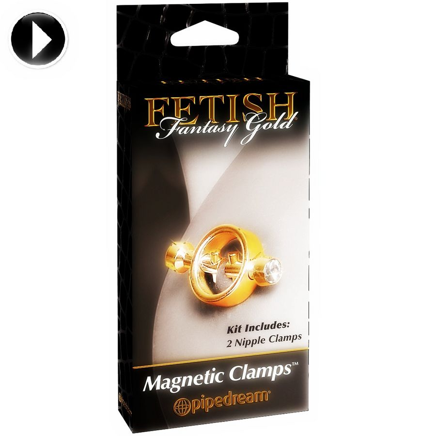 Magnetic nipple clamps | FETISH FANTASY GOLD