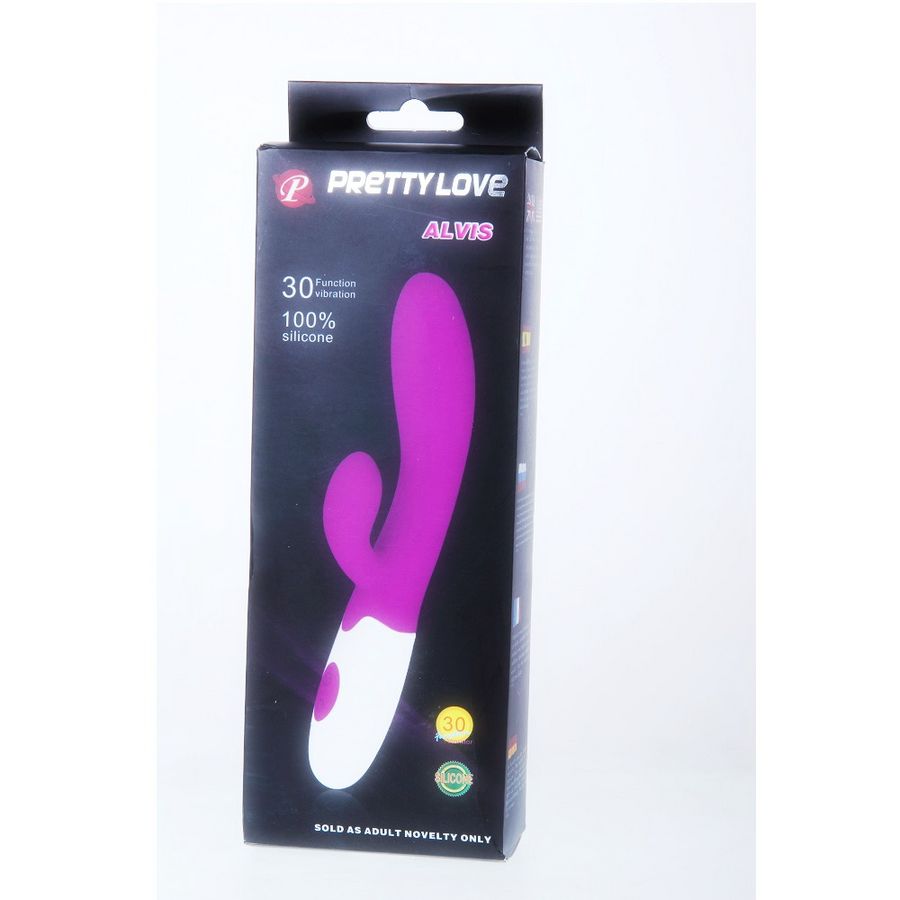 Flirtation Alvis Rabbit Vibrator - 20 cm - PRETTY LOVE