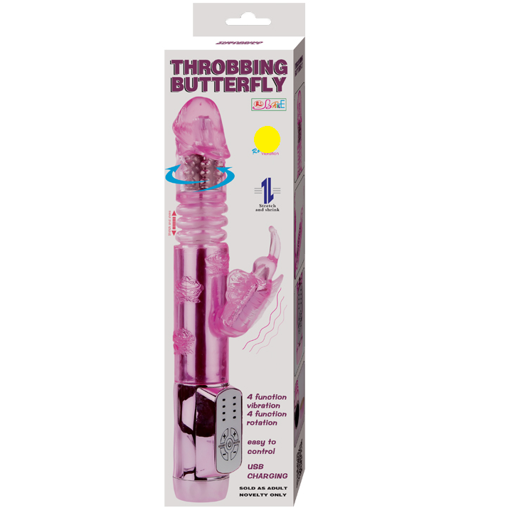 Throbbing Butterfly Rabbit | Rotator + Up & Down | USB Rechargeable | BAILE
