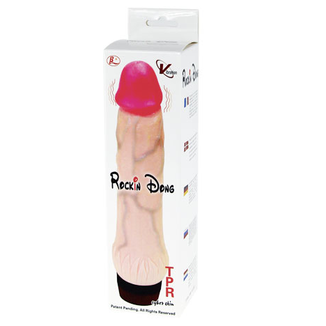 Rockin Dong Vibrating Realistic Dildo III | 21.5 cm x 4.0 cm | BAILE
