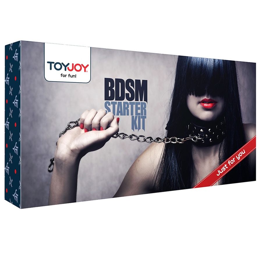 BDSM starter kit with mask, clamps, whip & rope | TOYJOY