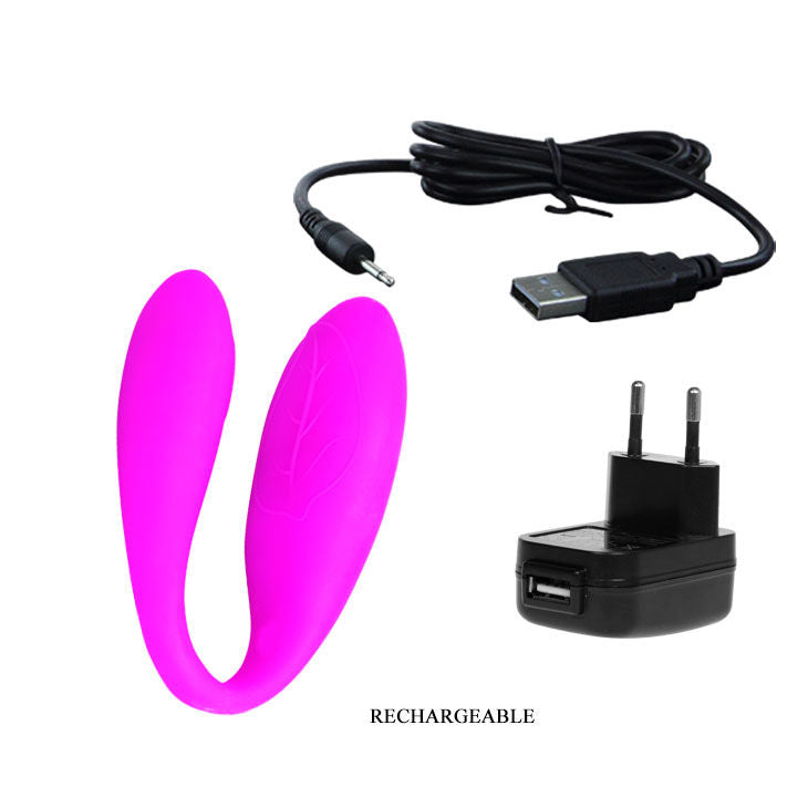 Pretty Love – Fascination U-Shaped Couples Vibrator | 30 Functions | Lilac