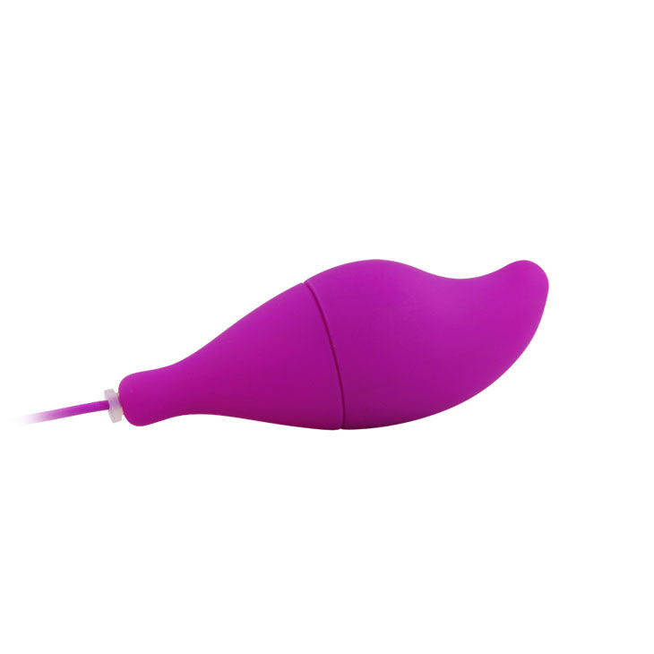 Pleasure Shell 12 Wired Vibrating Egg – Purple | 8 cm x 3 cm | BAILE