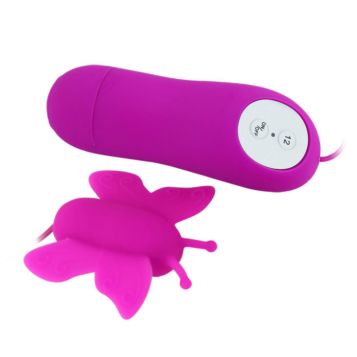 Love Eggs Butterfly Clitoral Stimulator Lilac | 12 speeds | Remote Control | BAILE