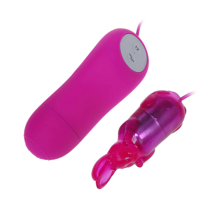 12-speed bunny egg vibrator (wired) | 65 mm × 70 mm | BAILE