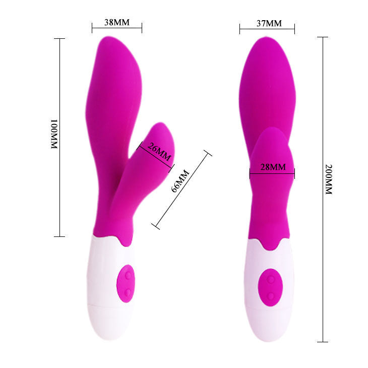 Rabbit Vibrator 20 cm × 3.8 cm – 30-Mode - PRETTY LOVE