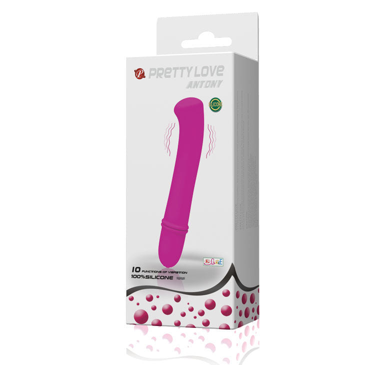 Lilac mini vibrator, 10 modes | 12.5 cm × 2 cm | PRETTY LOVE
