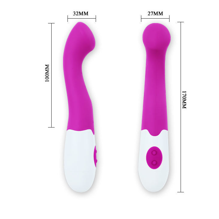 Charles Silicone Vibrator – 18 cm – Pretty Love