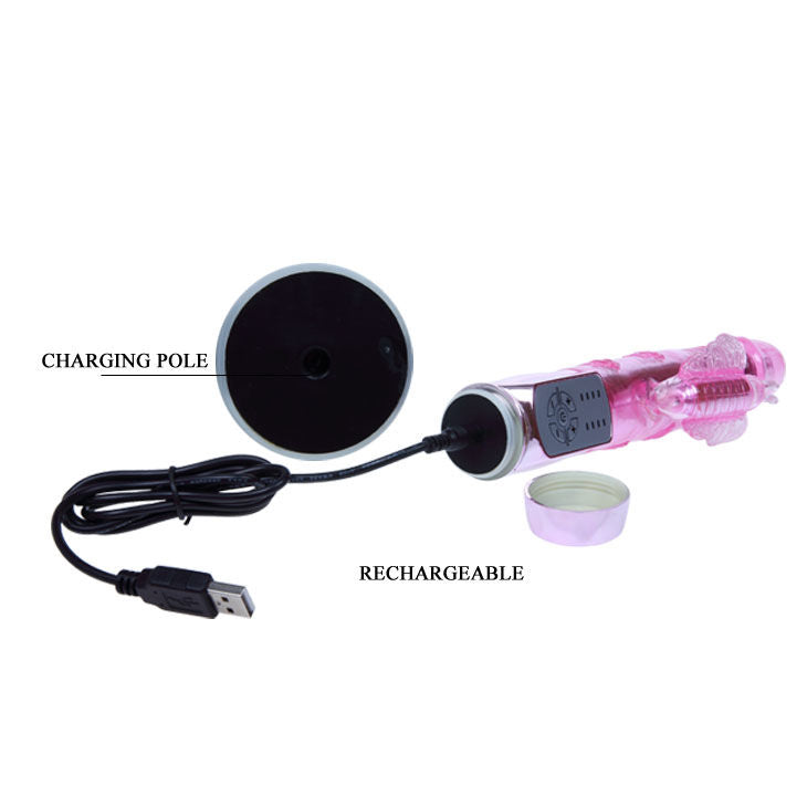 Throbbing Butterfly Rabbit | Rotator + Up & Down | USB Rechargeable | BAILE
