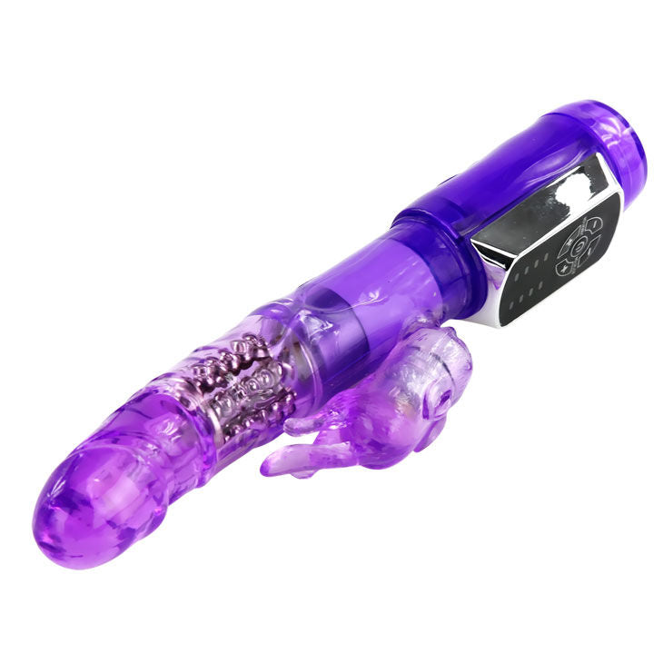 Rotating Rabbit Vibrator with Beads | 23.0 cm x 3.5 cm | BAILE Rabbit Passion Baron