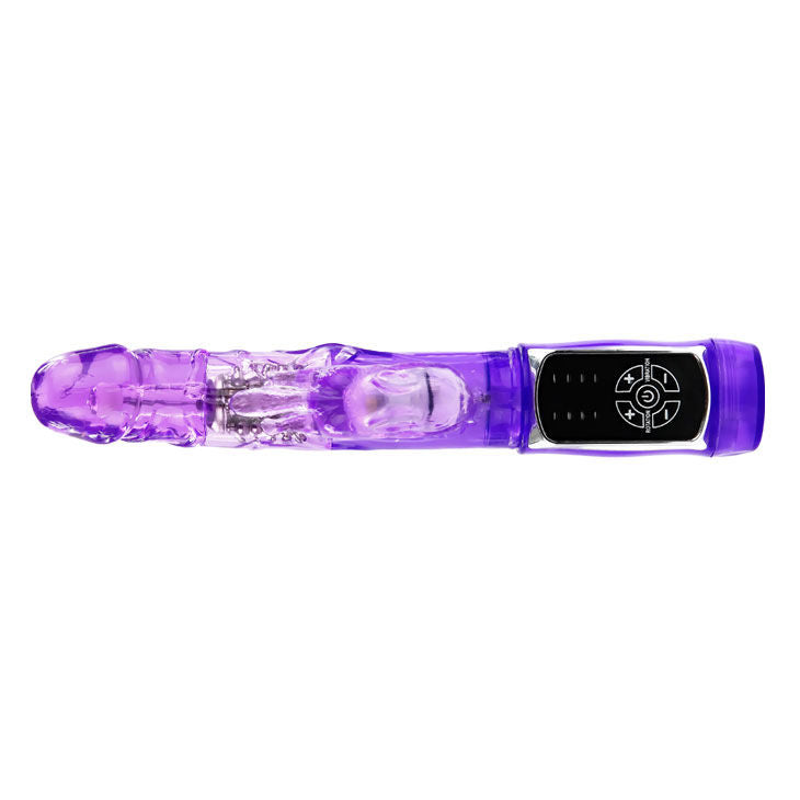 Rotating Rabbit Vibrator with Beads | 23.0 cm x 3.5 cm | BAILE Rabbit Passion Baron